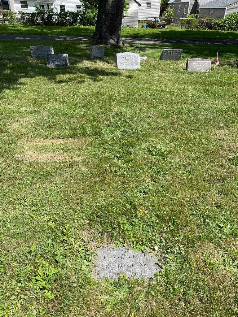 Clarence J. Delosh Senior's grave. Photo 2