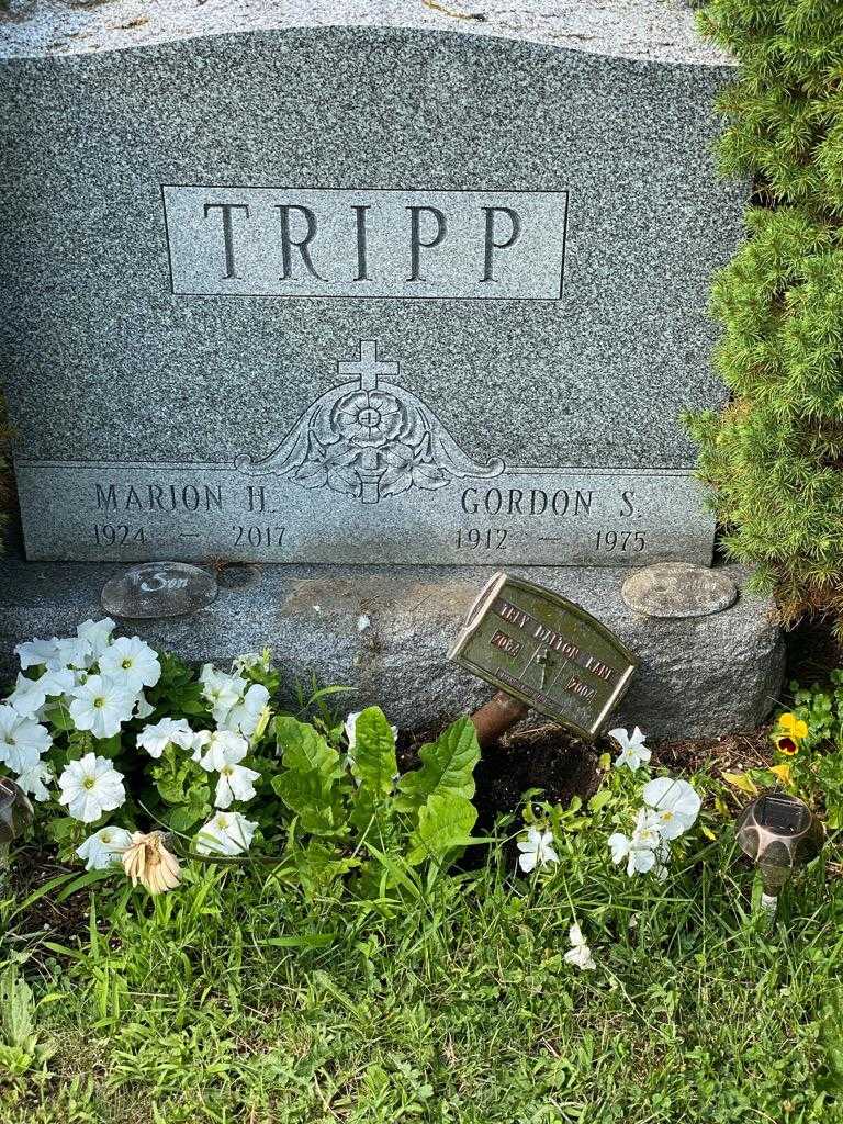 Marion H. Tripp's grave. Photo 3