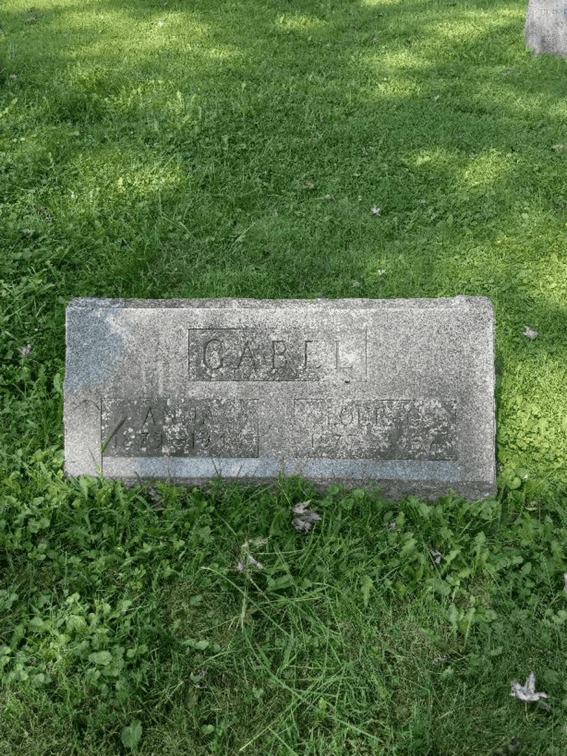 Louis C. Gabel's grave. Photo 3