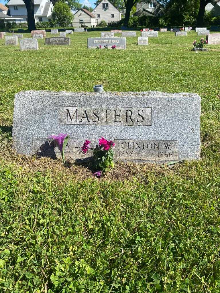 Mina L. Masters's grave. Photo 3
