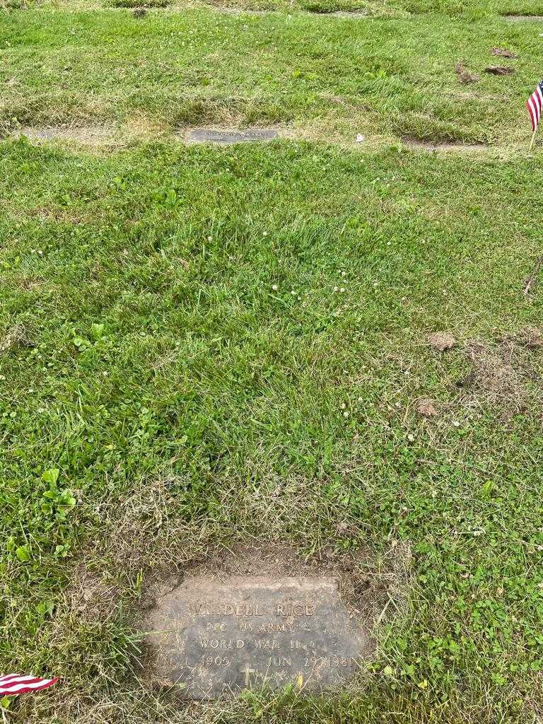 Waddell Rice's grave. Photo 2