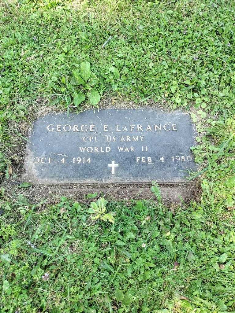 George E. LaFrance's grave. Photo 2
