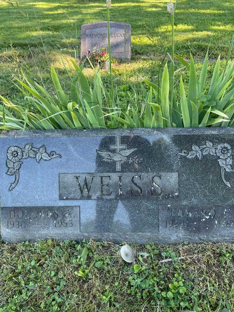 Dolores A. Weiss's grave. Photo 3