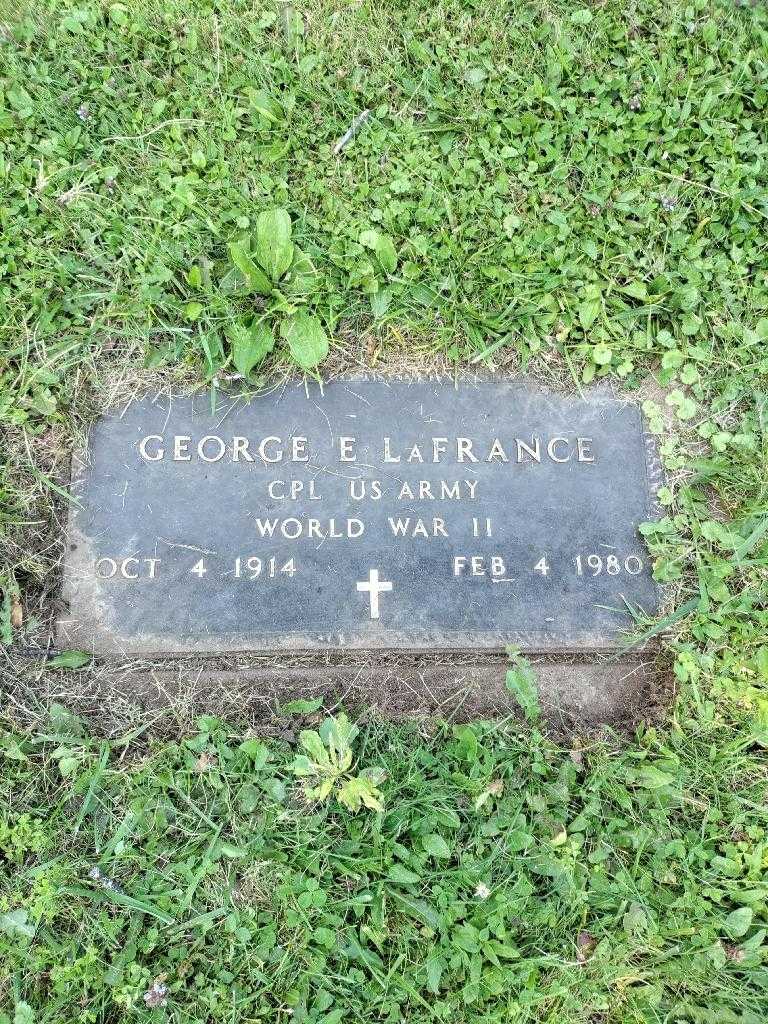 George E. LaFrance's grave. Photo 3