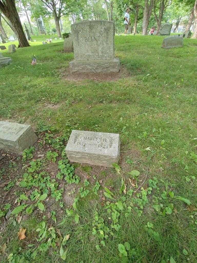 Charles H. Blint's grave. Photo 1