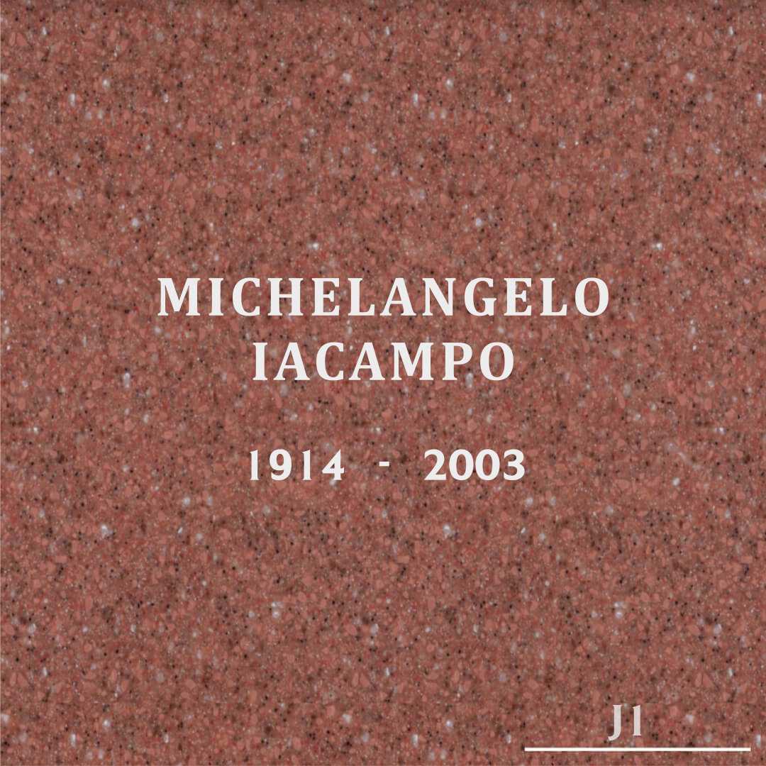 Michelangelo Iacampo's grave
