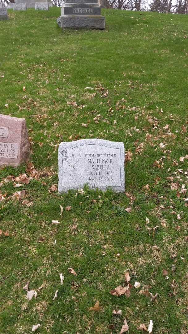 Matthew R. Sabella's grave. Photo 2