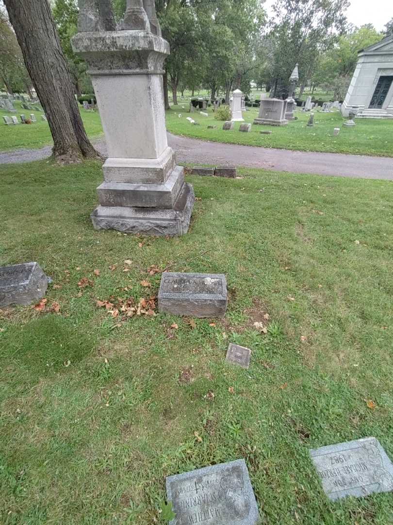 Claudia A. Tompkins's grave. Photo 1