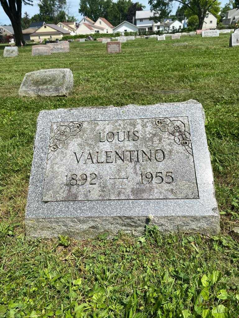 Louis Valentino's grave. Photo 3