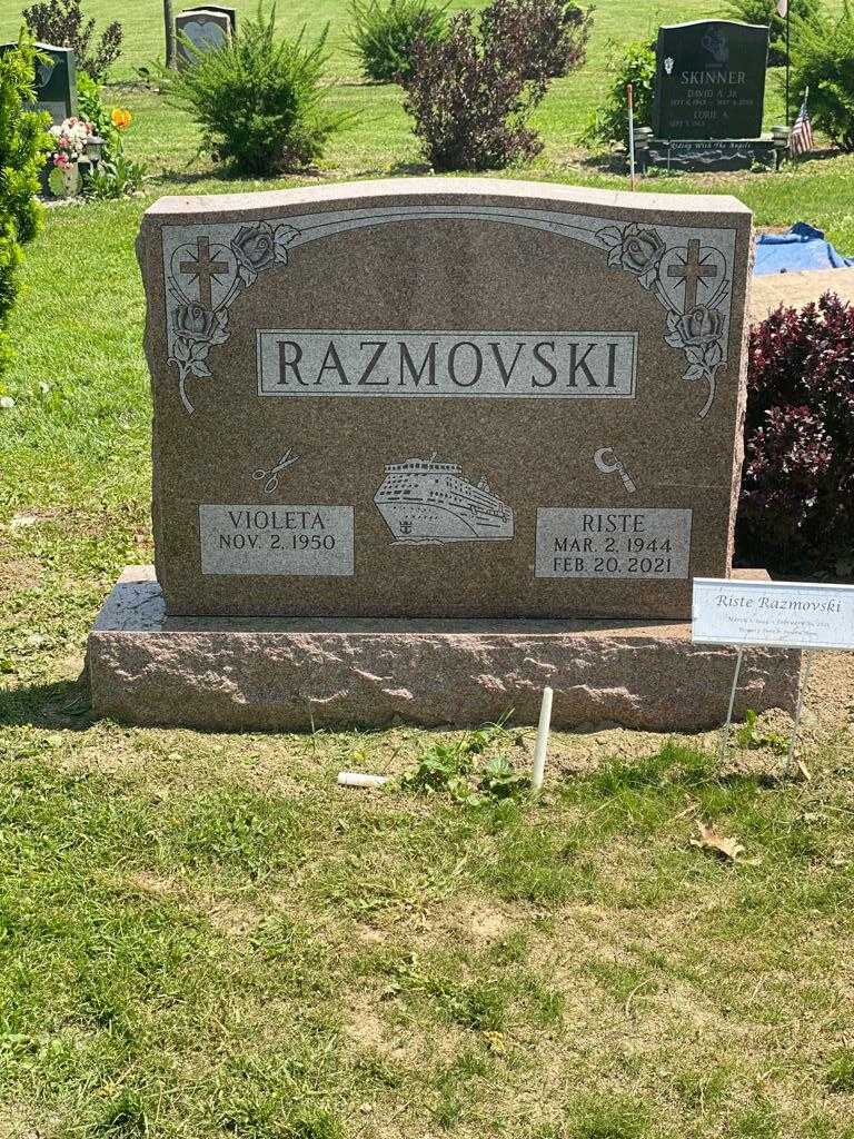 Riste Razmovski's grave. Photo 3