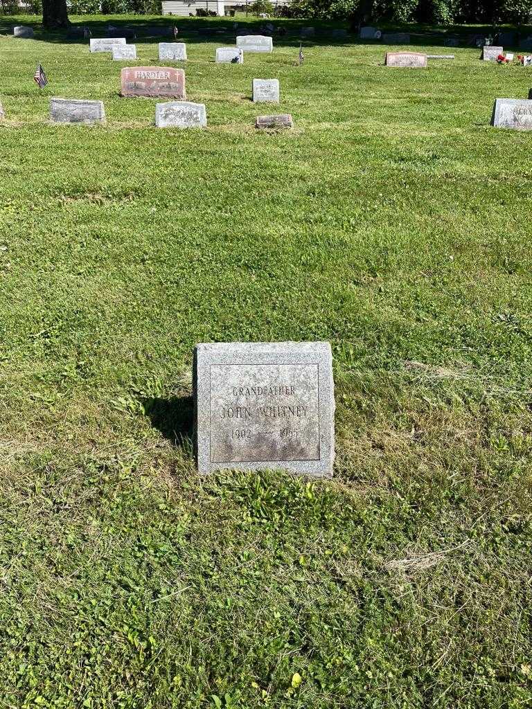 John Whitney's grave. Photo 2