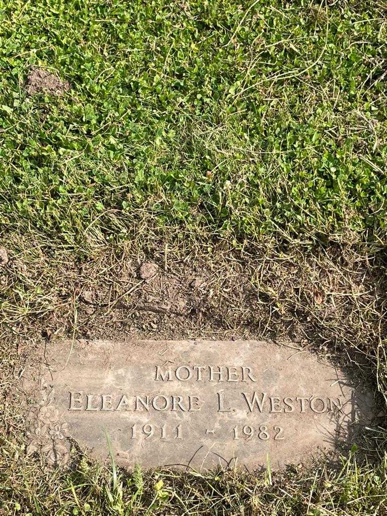 Eleanore L. Weston's grave. Photo 3