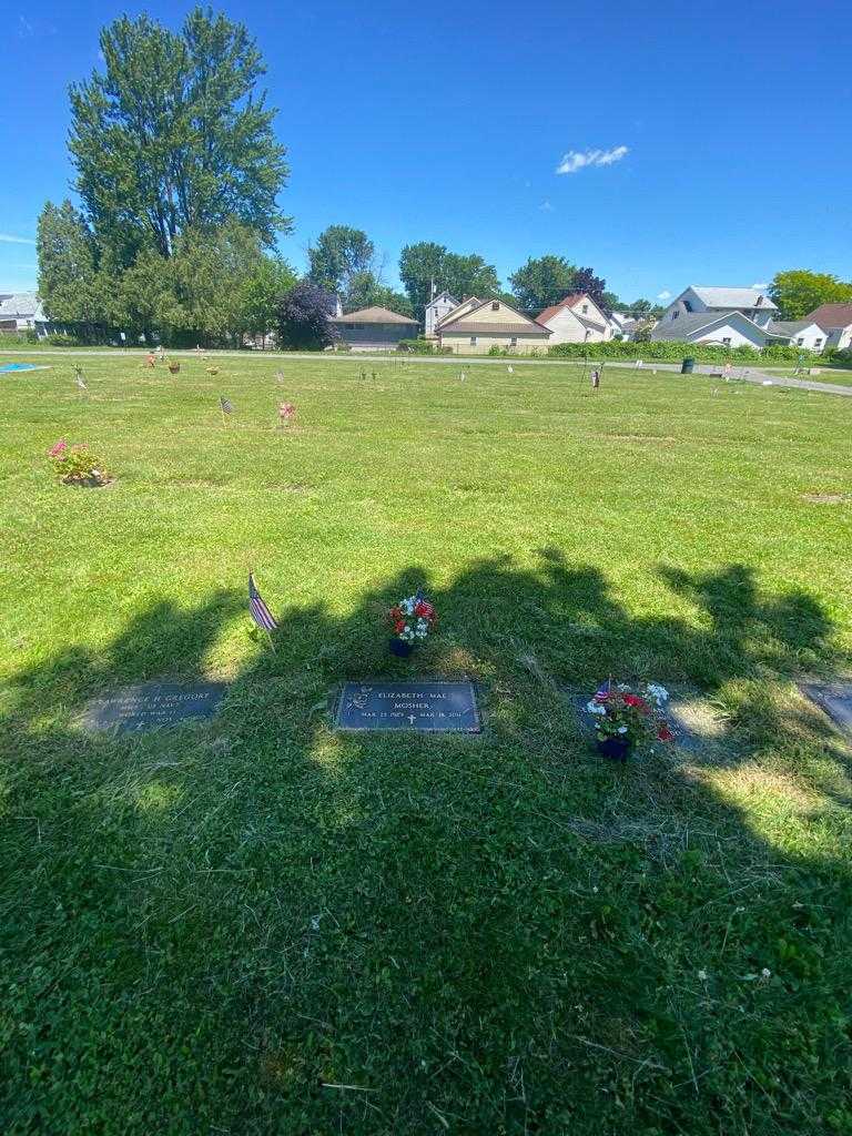 Elizabeth Mae Mosher's grave. Photo 1