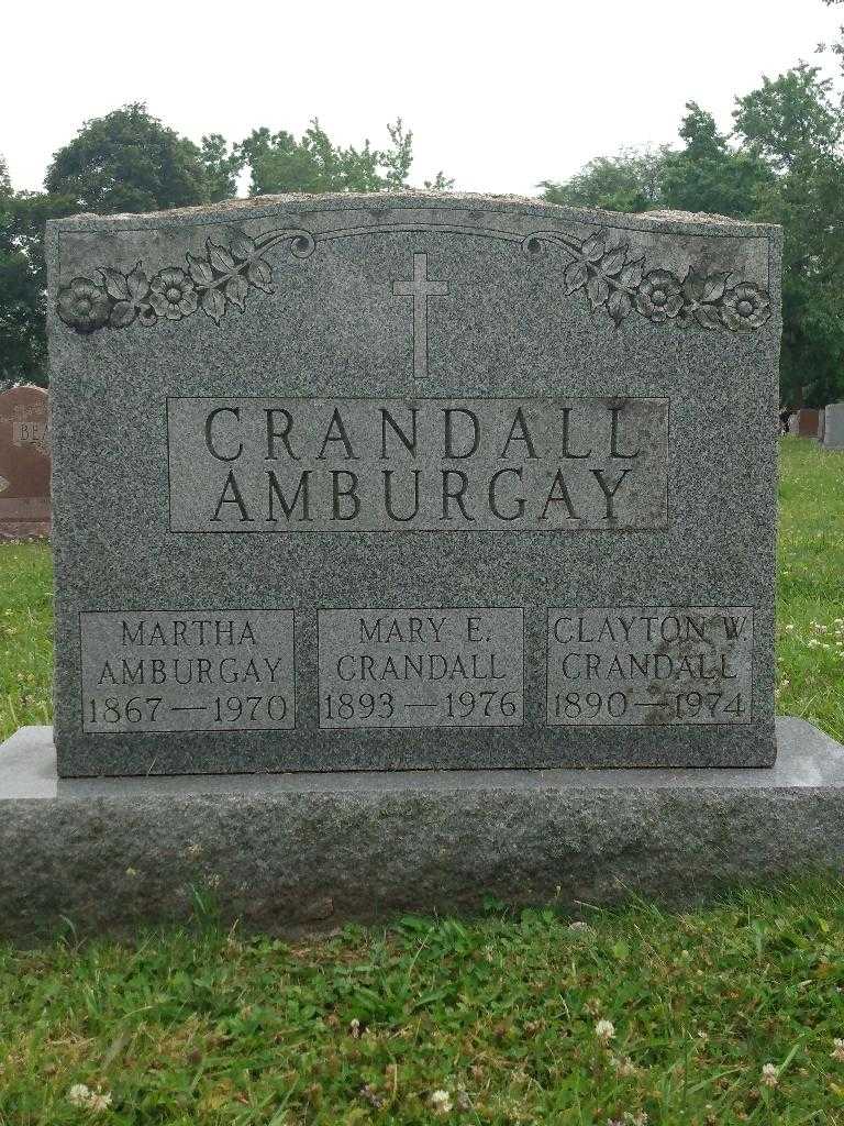 Mary E. Crandall's grave. Photo 2