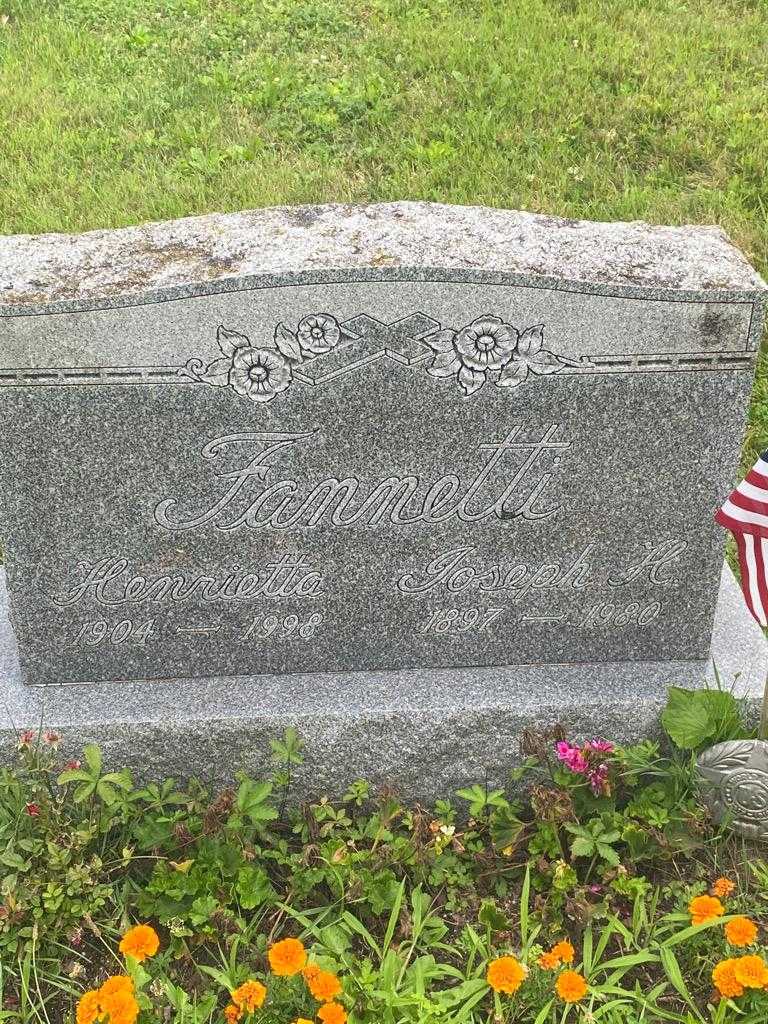 Henrietta Fannetti's grave. Photo 3