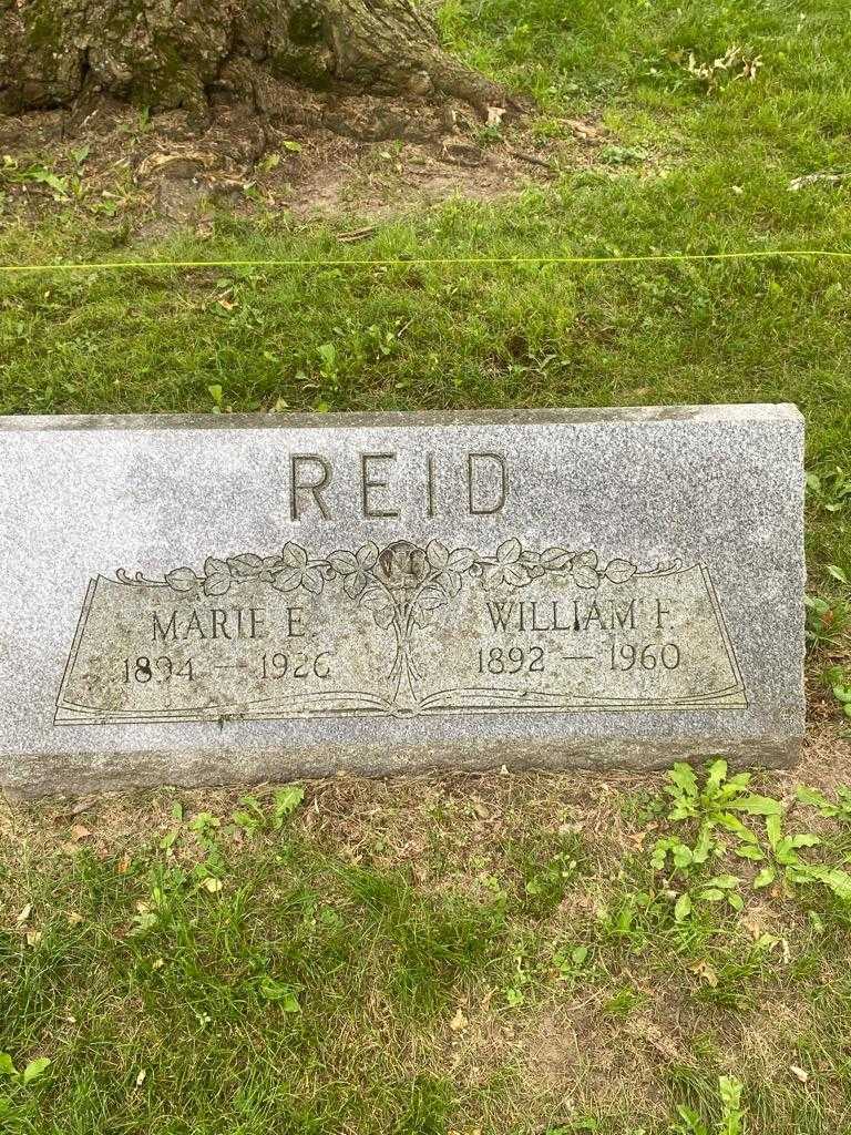 William F. Reid's grave. Photo 3