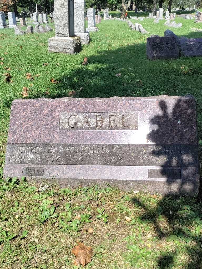 Clarence J. Gabel's grave. Photo 3