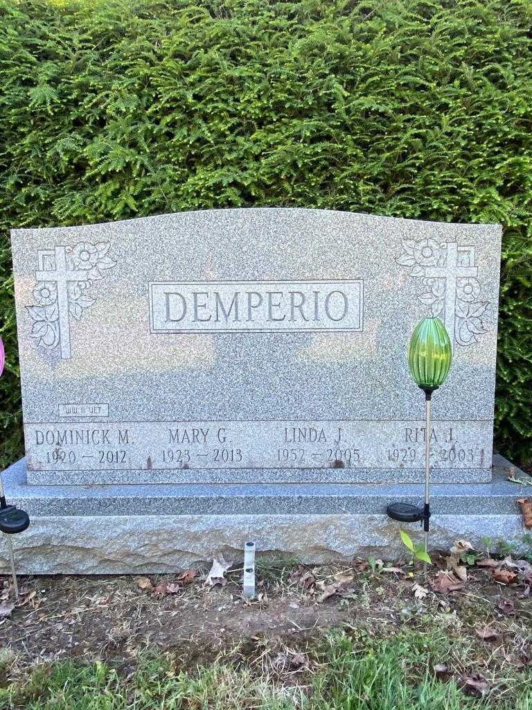 Mary G. Demperio's grave. Photo 3