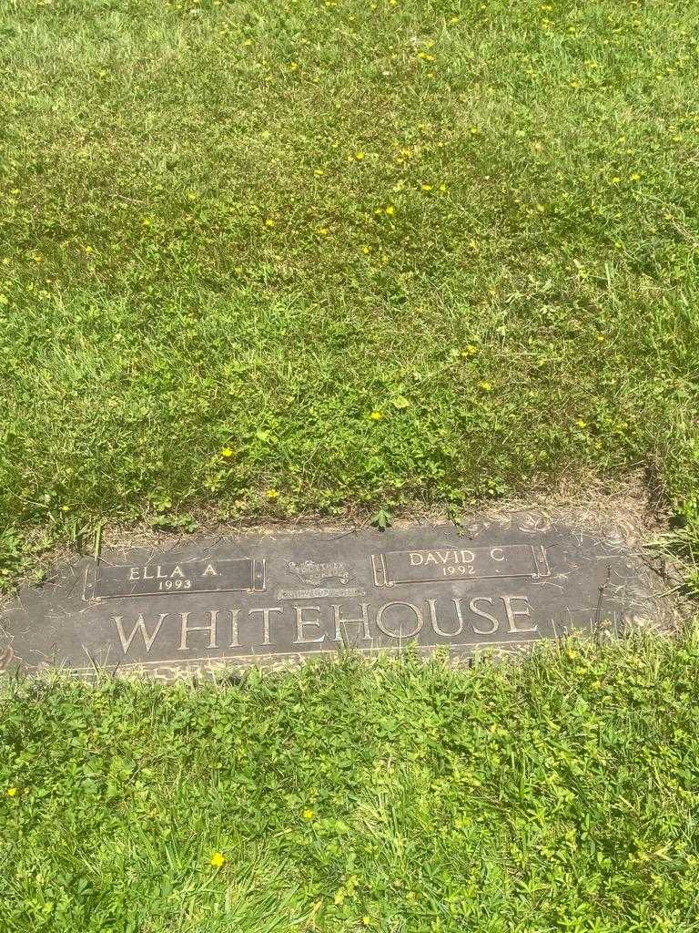 Ella A. Whitehouse's grave. Photo 3