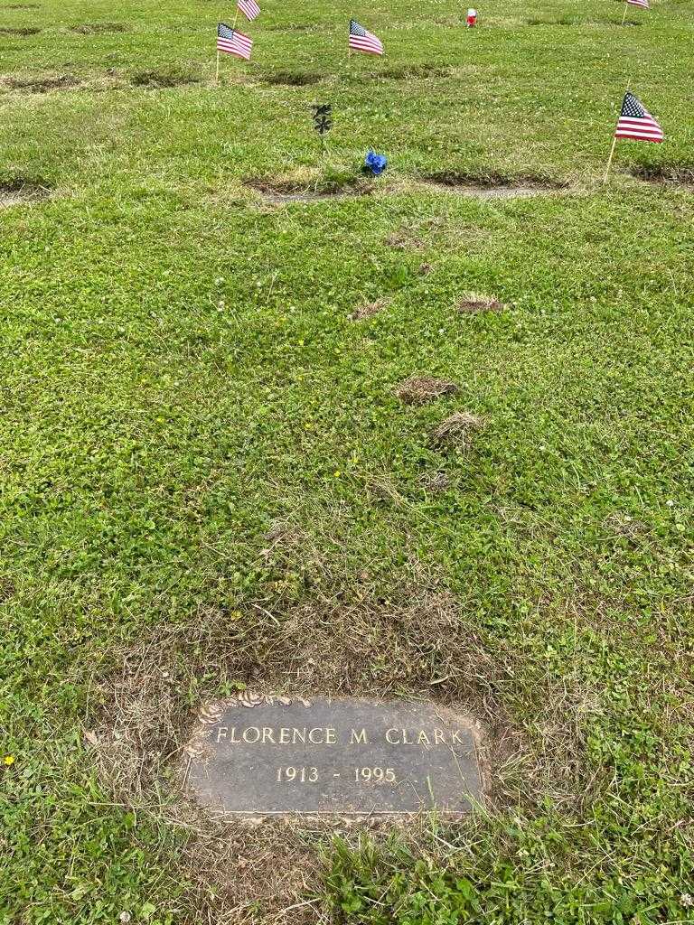 Florence M. Clark's grave. Photo 2