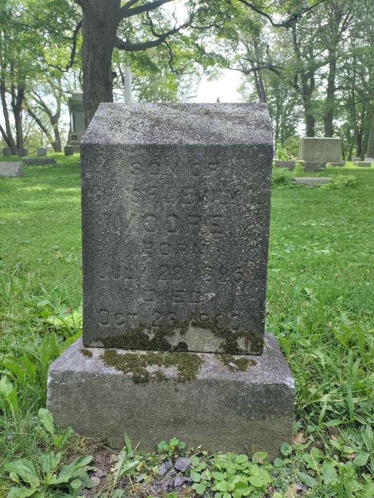Erwin F. Moore's grave. Photo 3