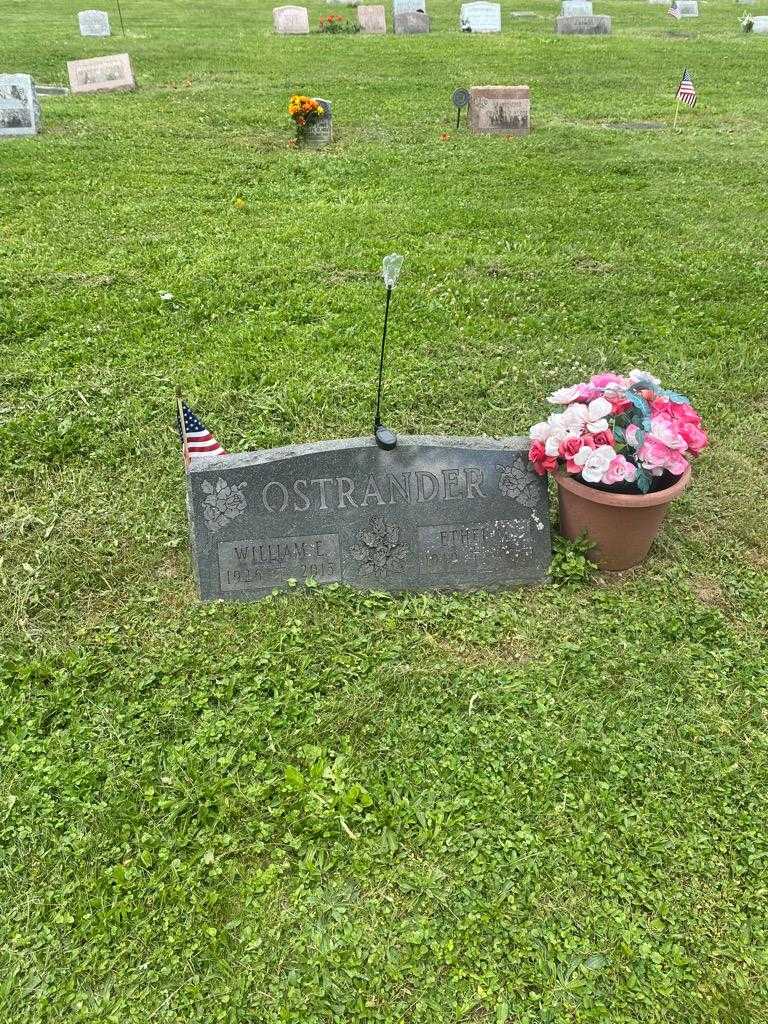 Ethel M. Ostrander's grave. Photo 2