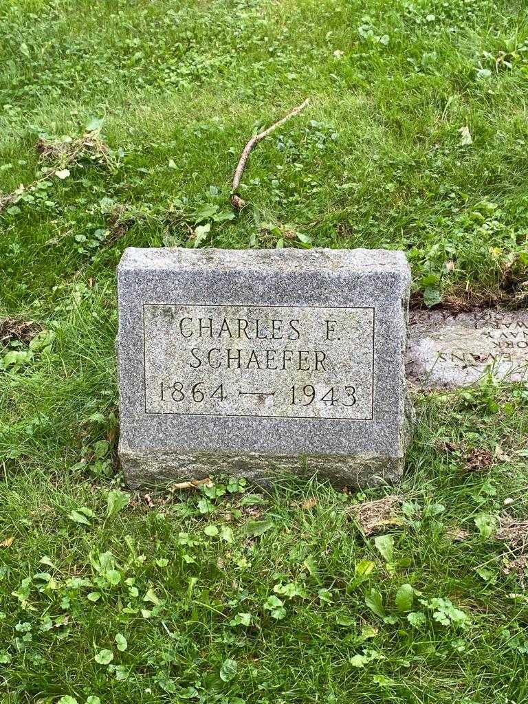 Charles F. Schaefer's grave. Photo 3
