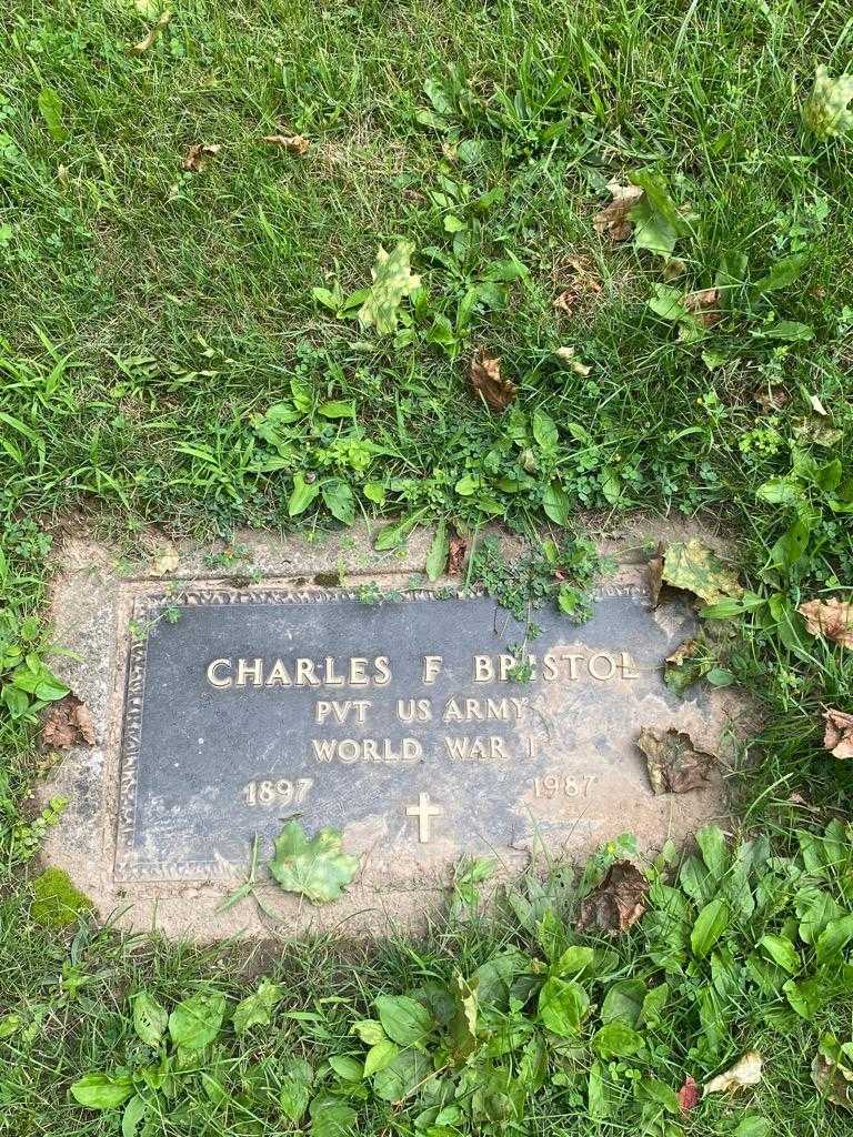 Charles F. Bristol's grave. Photo 4