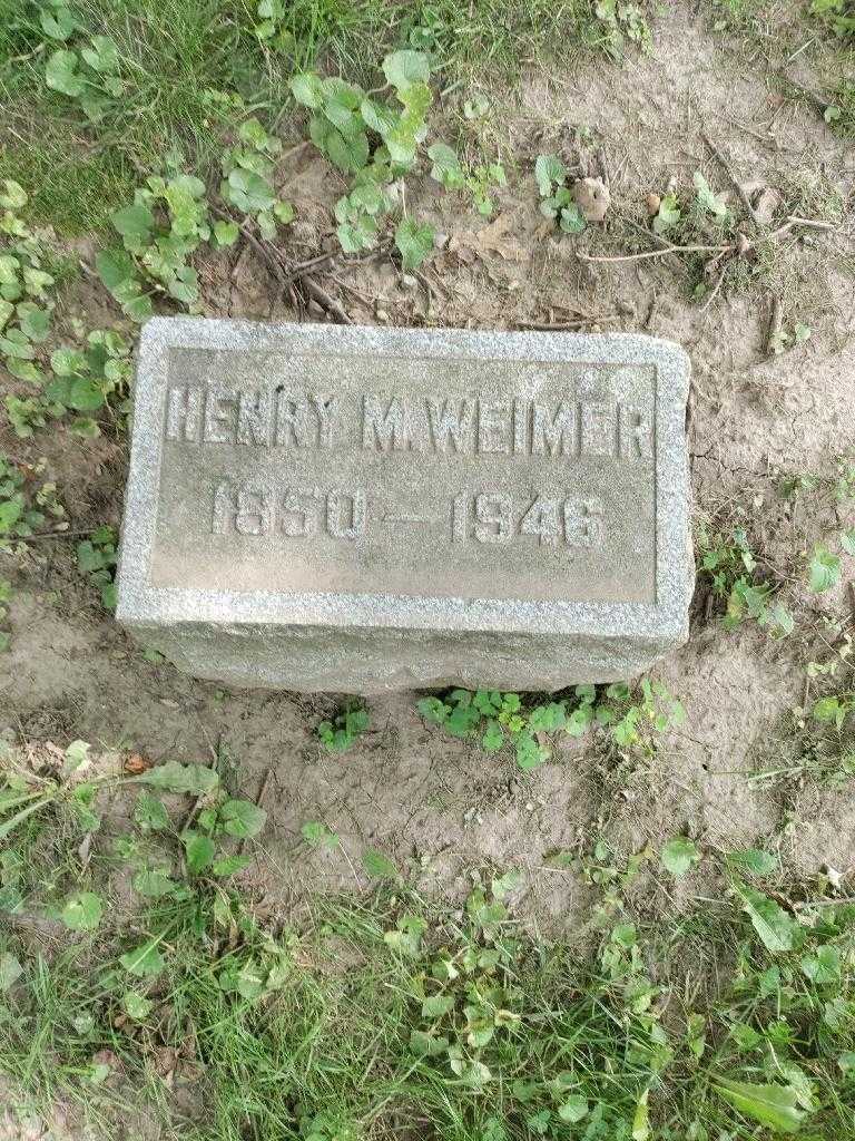 Henry M. Weimer's grave. Photo 1
