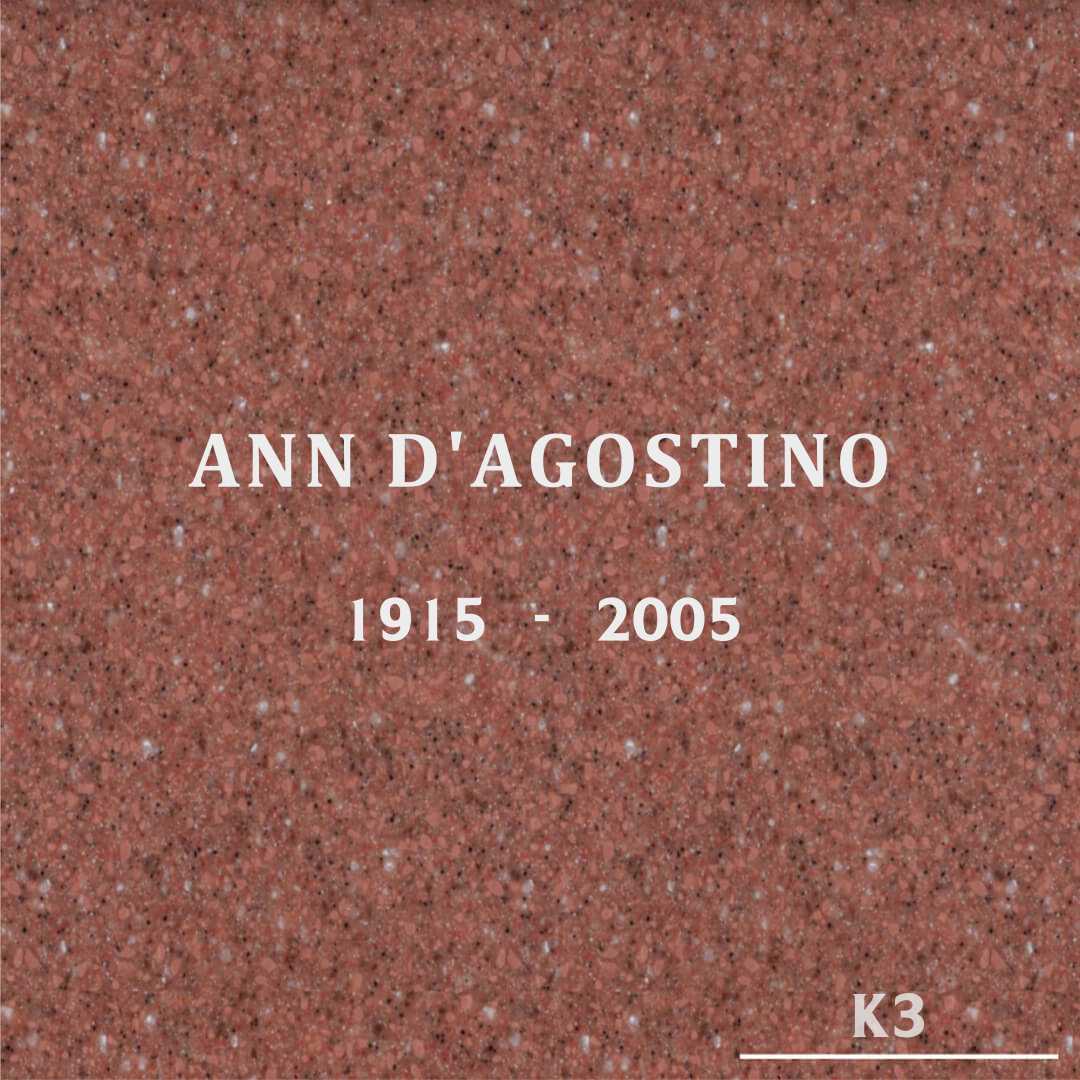 Ann D'Agostino's grave
