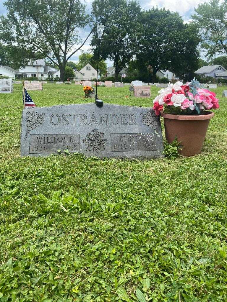 Ethel M. Ostrander's grave. Photo 3