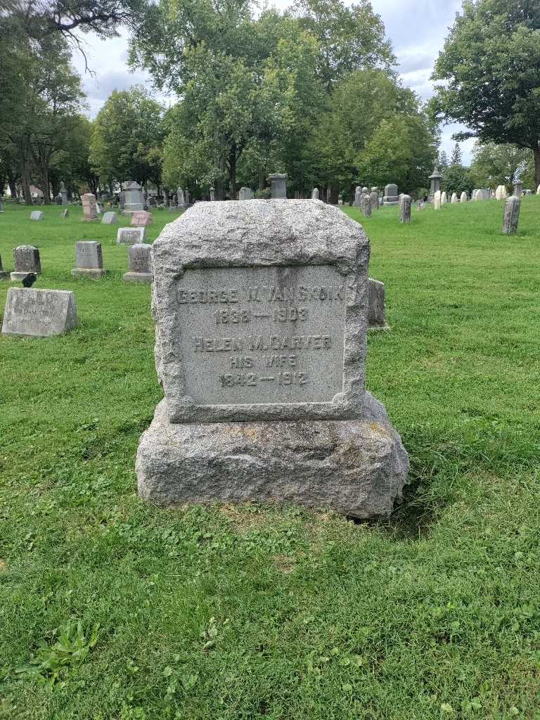 George W. Van Skoik's grave. Photo 2