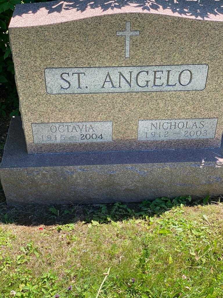 Octavia St. Angelo's grave. Photo 3