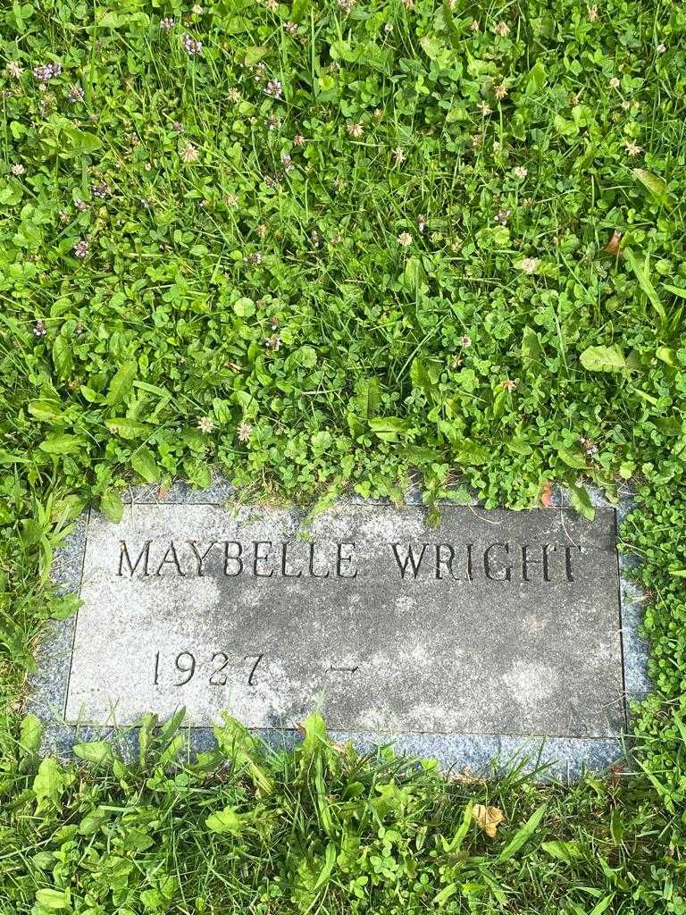 Maybelle Wright's grave. Photo 3