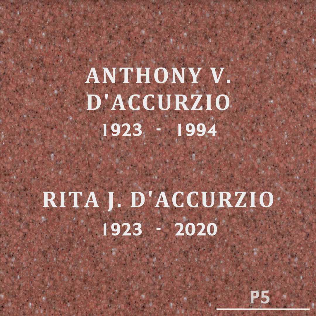 Rita J. D'Accurzio's grave