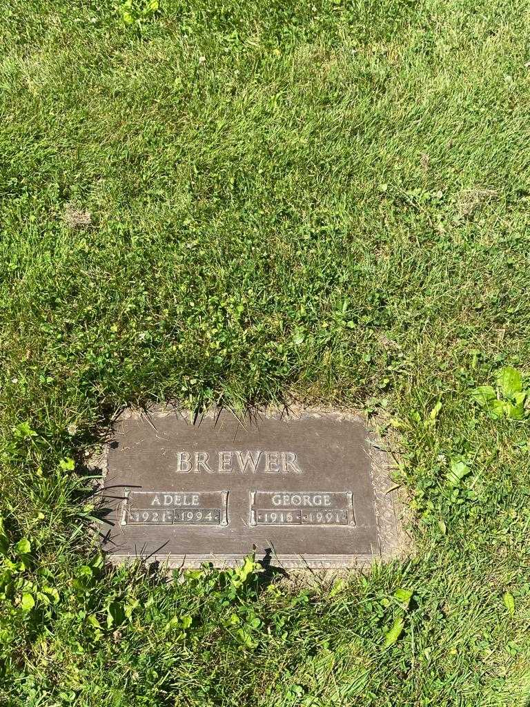 Adele Brewer's grave. Photo 3
