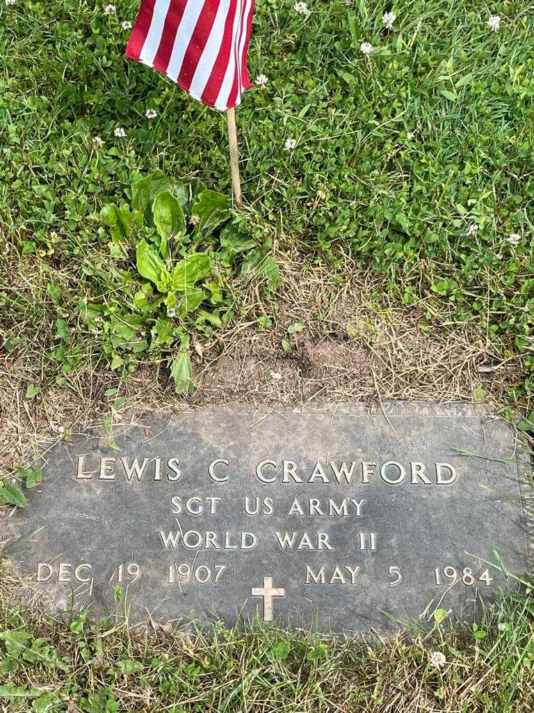 Lewis C. Crawford's grave. Photo 3