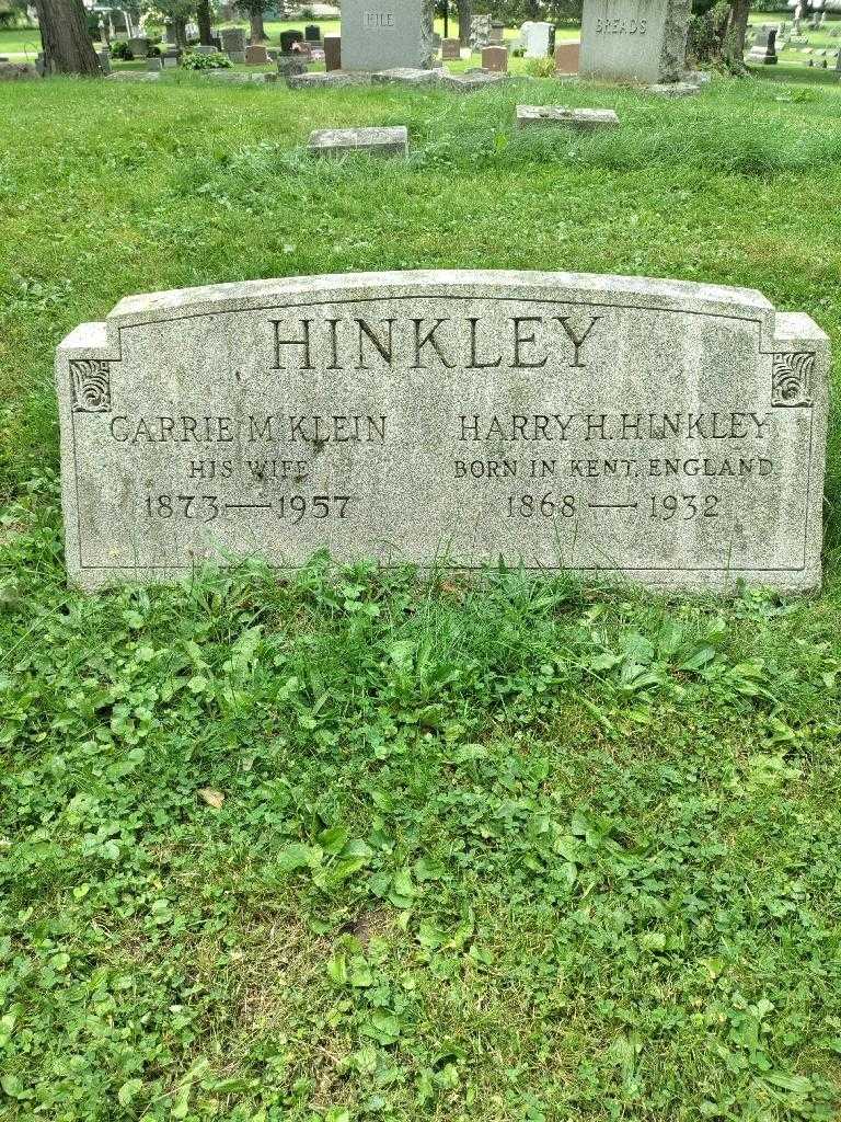 Carrie M. Klein Hinkley's grave. Photo 2