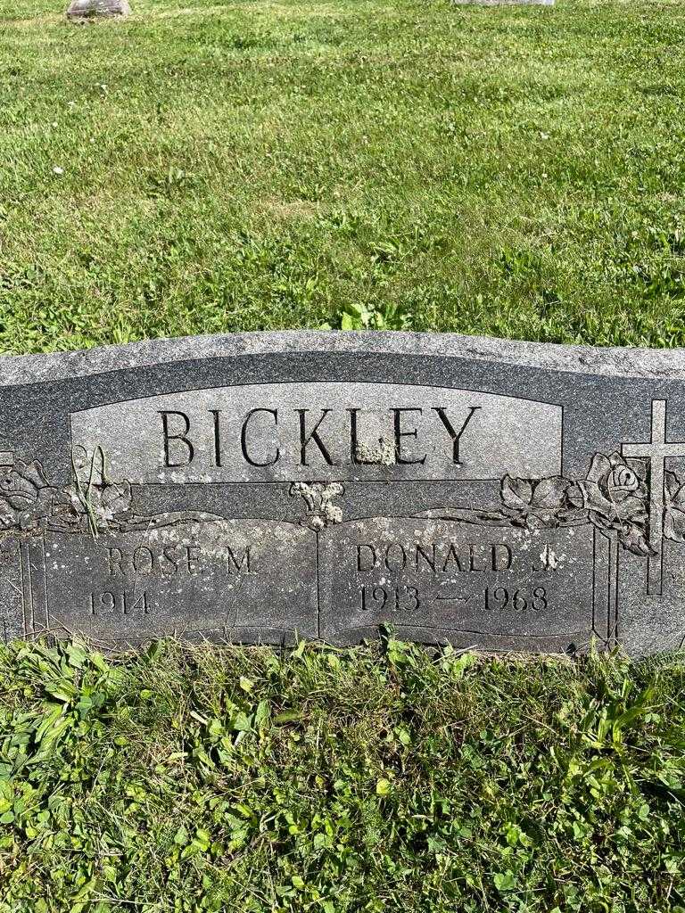 Donald J. Bickley's grave. Photo 3