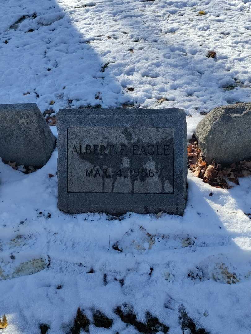 Albert F. Eagle's grave. Photo 2