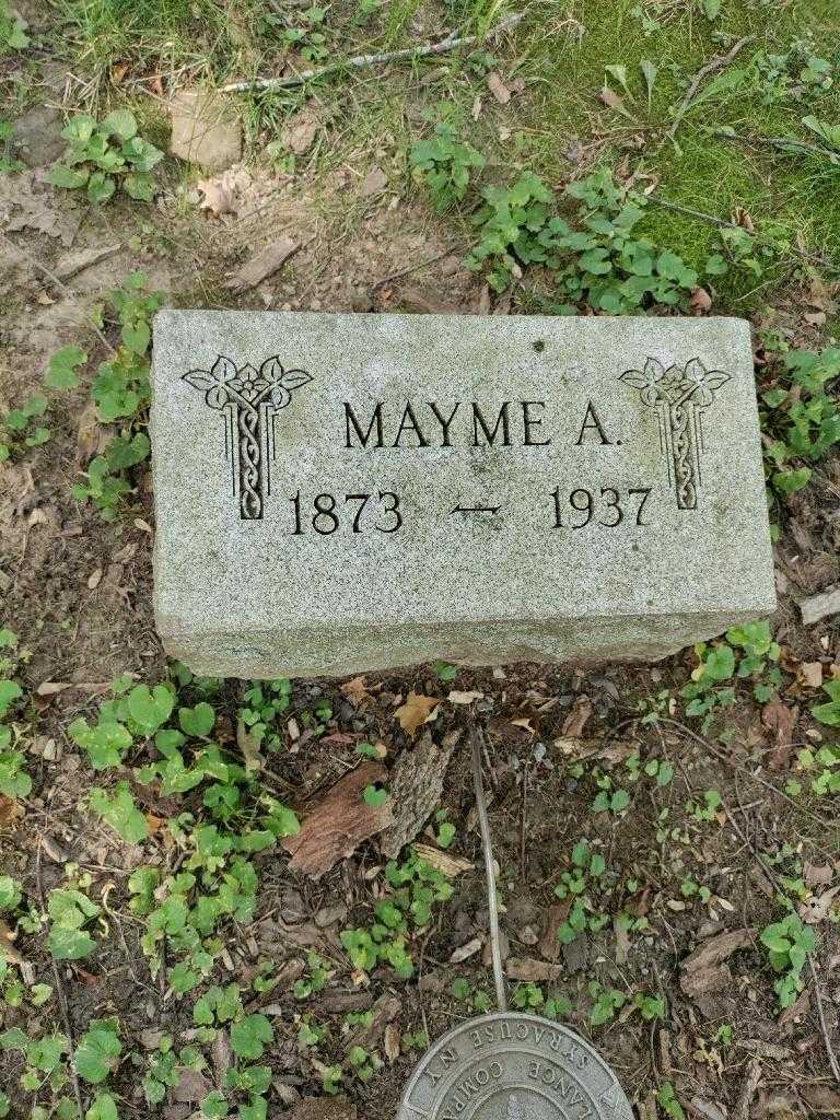 Mayme A. Blint's grave. Photo 2