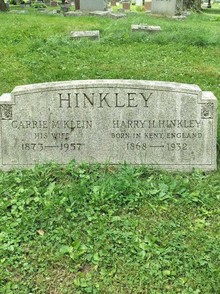 Carrie M. Klein Hinkley's grave. Photo 3