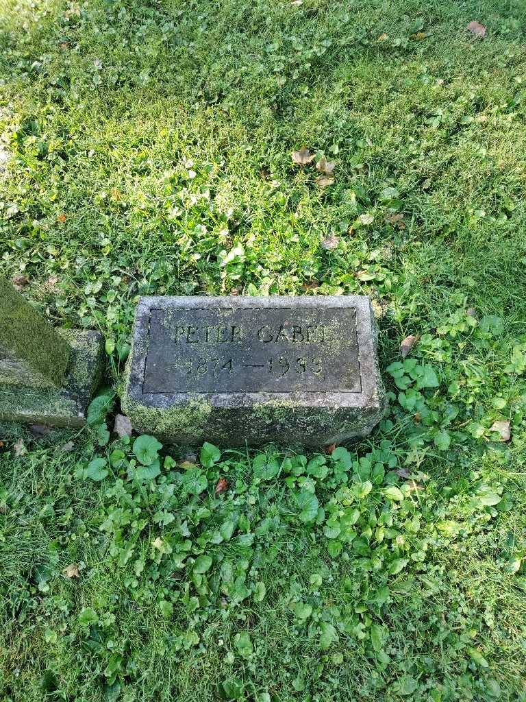 Peter Gabel's grave. Photo 2