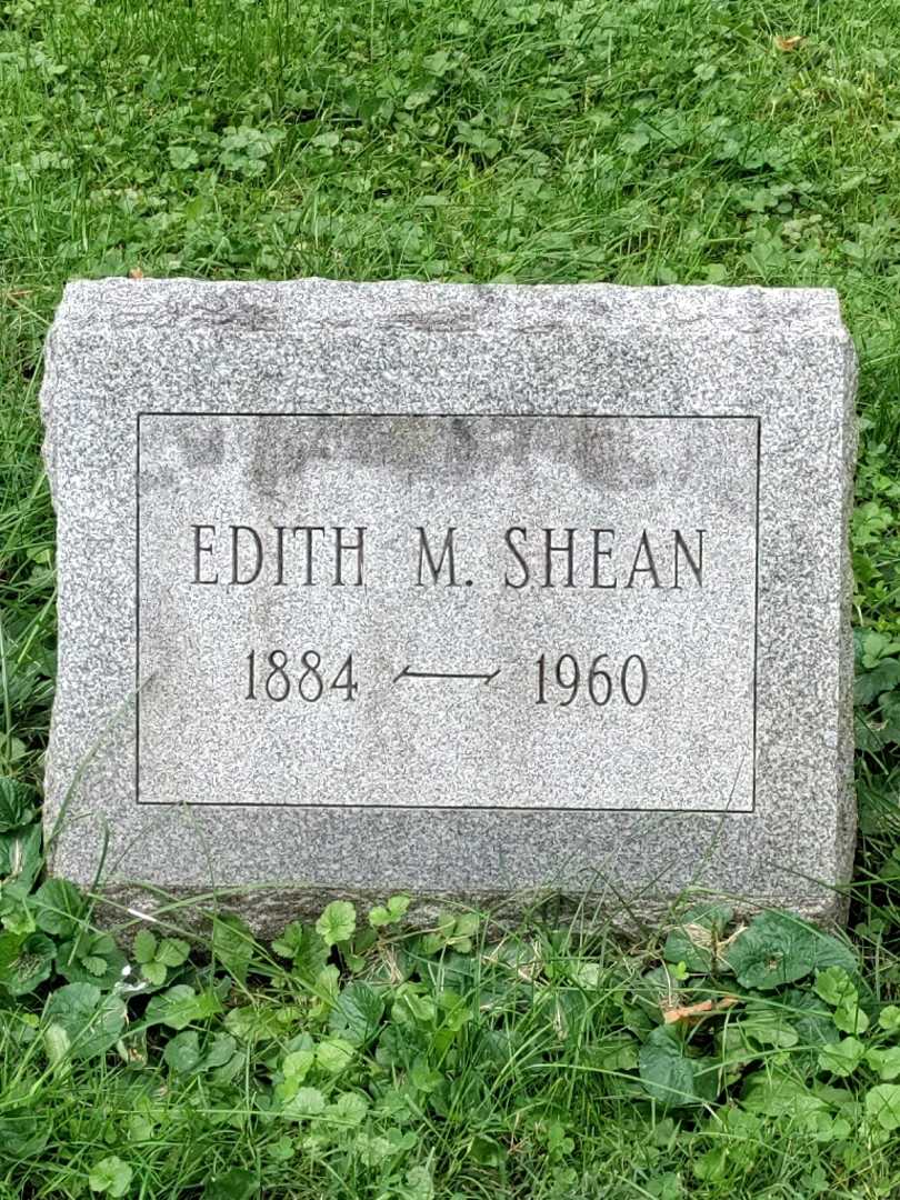 Edith M. Shean's grave. Photo 3