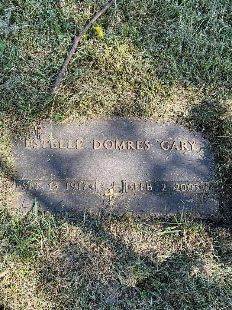 Estelle Domres Gary's grave. Photo 3