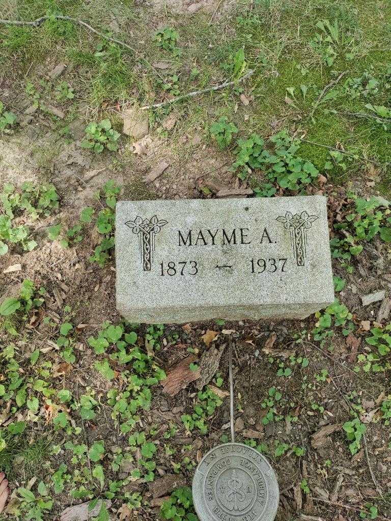 Mayme A. Blint's grave. Photo 3