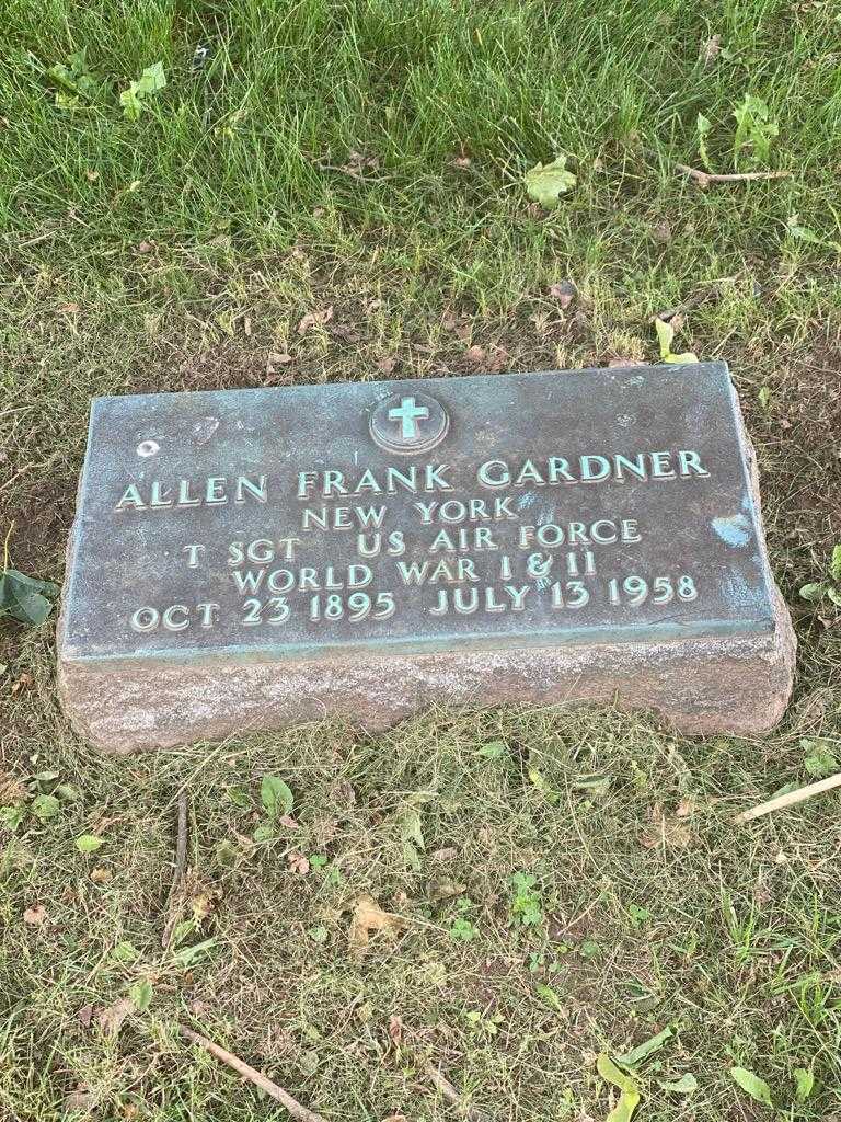 Allen Frank Gardner's grave. Photo 3