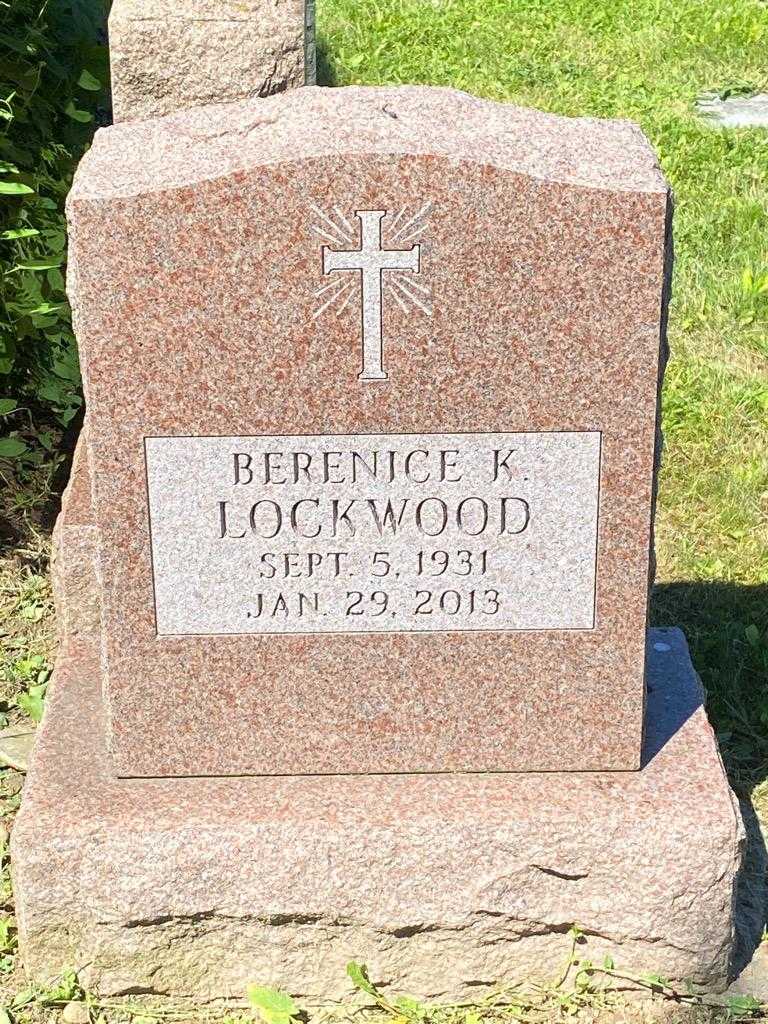 Berenice K. Lockwood's grave. Photo 3