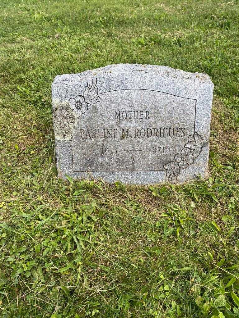 Pauline M. Rodrigues's grave. Photo 3