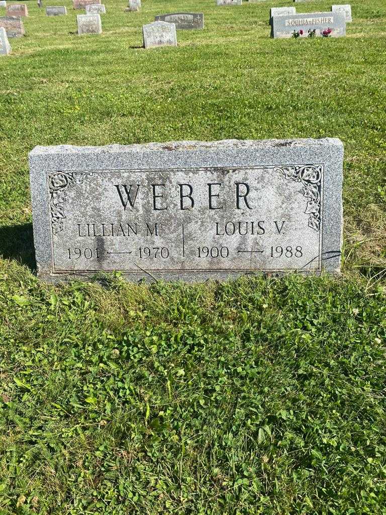 Lillian M. Weber's grave. Photo 3